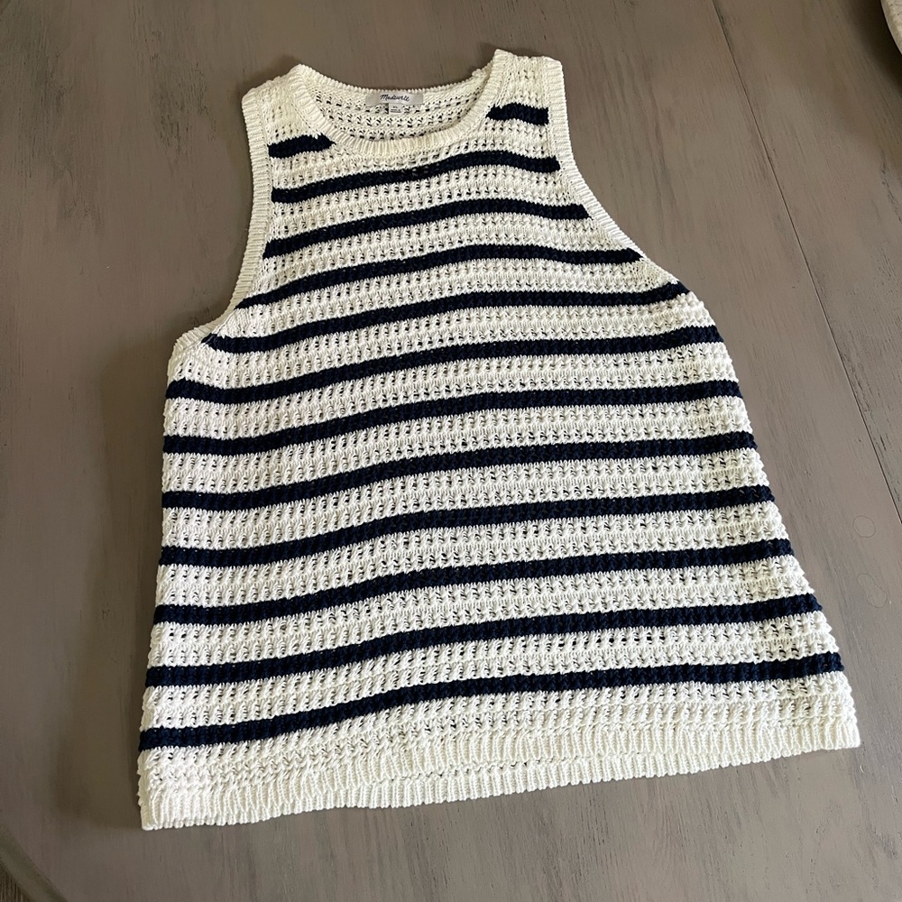 Madewell Ivory Knit Pullover